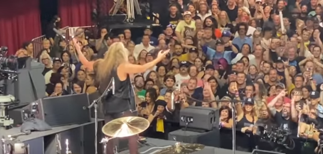 D-BAG ALERT … Sebastian Bach says: “But Most Of All, Let’s Hear It For Me!” to the Taylor Hawkins Tribute Concert Crowd in Los Angeles