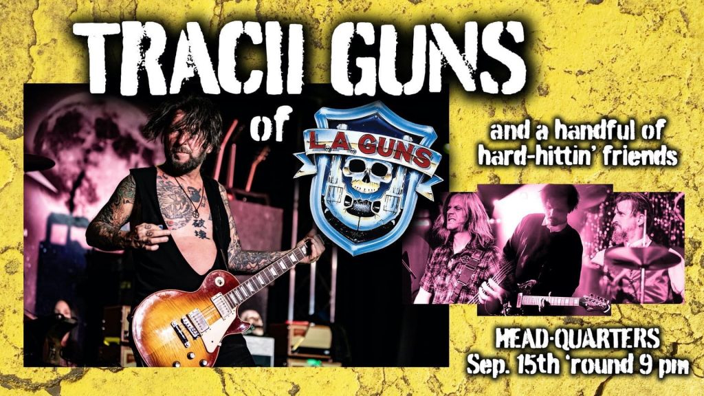 DANISH GUNS … Tracii Guns Performs First Gig with Tracii Guns of L.A. Guns band in Denmark Featuring a Full Set of L.A. Guns Songs