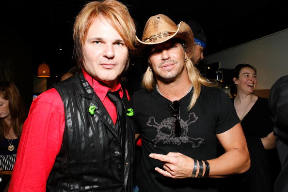 NEW YORK - JUNE 07:  Musicians Rikki Rockett and Bret Michaels attends the 63rd Annual Tony Awards Official Lipton Gift Lounge - Produced by On 3 Productions at Radio City Music Hall on June 7, 2009 in New York City.  (Photo by Mark Von Holden/WireImage for On 3 Productions)