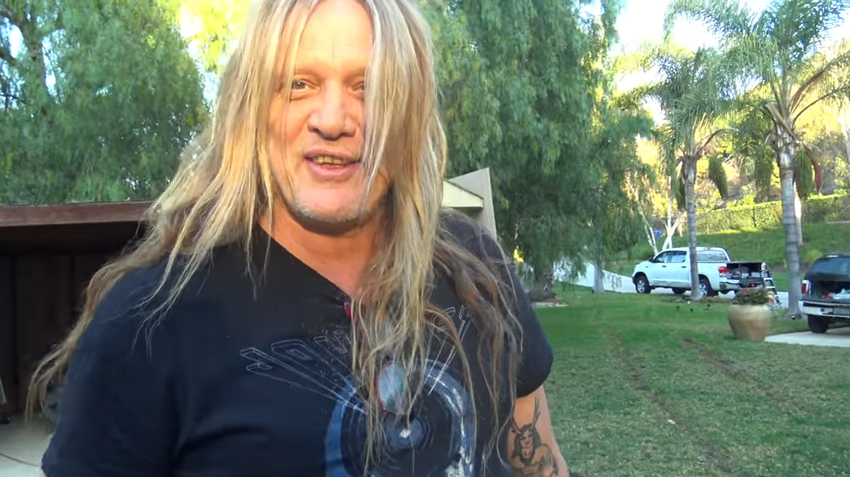 HORSING AROUND … Sebastian Bach converts backyard Lawn Mower Shed into ...