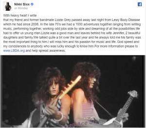 RIP … Lizzie Grey co-founder of legendary Hollywood band London passes