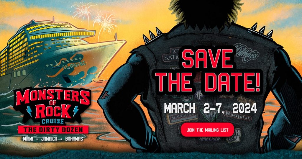 MONSTERS of ROCK CRUISE 2024: Ace Frehley, Queensrÿche, Satriani, Accept, Y&T, The Darkness, Vixen, Bang Tango, Heaven’s Edge, TNT, Slaughter, Tuff, Crazy Lixx & TBA