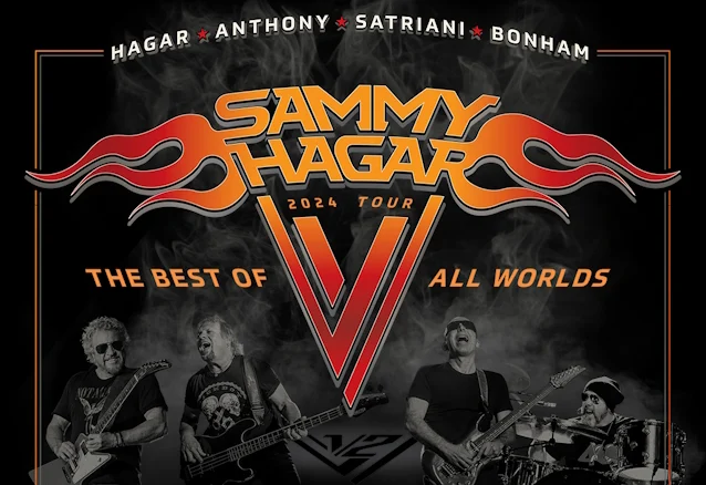 VAN AWESOME ….. Sammy Hagar, Michael Anthony, Jason Bonham and Joe Satriani announce ‘The Best Of All Worlds’ 2024 Tour